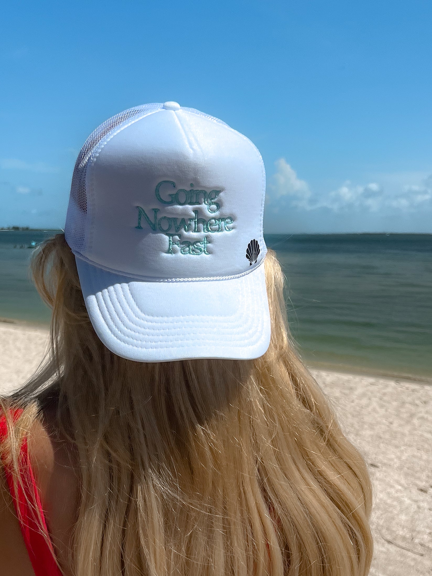 Going Nowhere Fast Trucker Hat